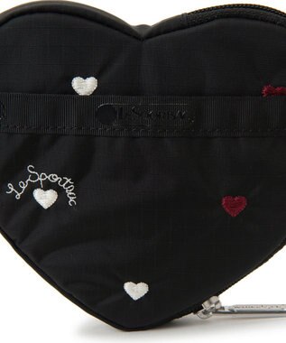 LeSportsac HEART WRISTLET/レッド/ホワイトハートEMB レッド/ホワイトハートEMB