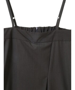 Green Parks armonia．ラップサロペット Charcoal Gray