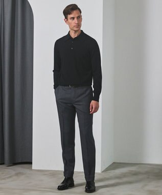 GOTAIRIKU セットアップカラー有【洗える/ストレッチ/シワになりにくい】ZERO TRIA ウォッシャブルパンツ(25年モデル) ライトグレー(セットアップジャケット有)