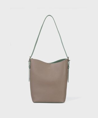 Paul Smith ダブルフェイス レザー 2WAY ハンドバッグ グレイッシュベージュ