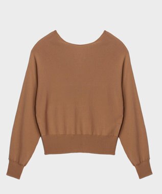 GRACE CONTINENTAL シアードルマントップ キャメル