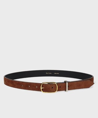 Paul Smith スエード レザーベルト ブラウン