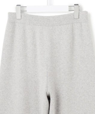 23区 L 【見上愛さん着用/洗える】カシミヤブレンド ニット パンツ ライトグレー系