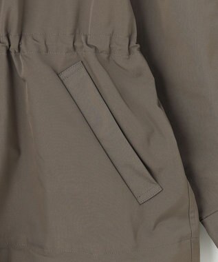 自由区 L 【撥水加工/洗える】キルトコンビアウター ダークブラウン系