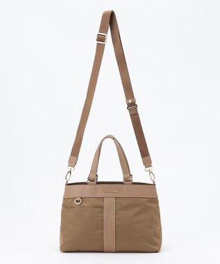 LA BAGAGERIE コンビ2WAYトートバッグ SMALL ベージュ