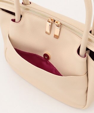 LA BAGAGERIE ブリッジトートバッグ Sサイズ アイボリー