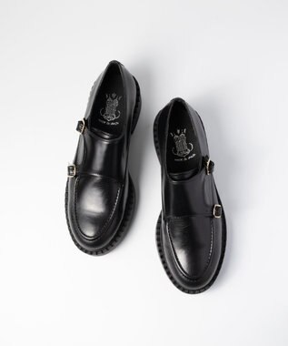 BONTRE 【BONTRE/ボントレ】厚底ダブルモンクシューズ ブラック