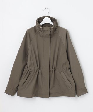 自由区 L 【撥水加工/洗える】キルトコンビアウター ダークブラウン系