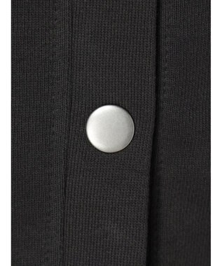 Green Parks ロゴ裏毛カーディガン Charcoal Gray