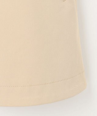 組曲 S コットンライクツイル ノーカラーショート丈コート ベージュ系