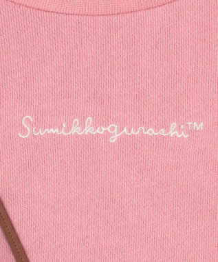 ANY KIDS 【すみっコぐらし】ポシェット トレーナー ピンク×しろくま