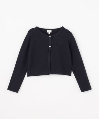 組曲 KIDS 【110-140㎝】クラシカルニット ジャケット ネイビー