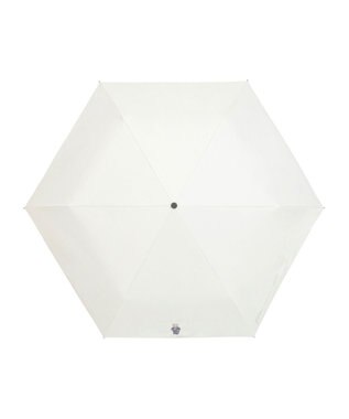 MOONBAT 【WEB限定/遮光率100%/遮熱/UV】POLO RALPH LAUREN（ポロ ラルフローレン）晴雨兼用日傘 ポロベア 無地 折りたたみ傘 自動開閉 オフホワイト