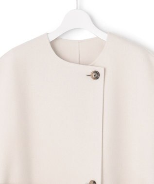 23区 ウールリバー ジレ ベージュ系