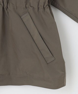 自由区 L 【撥水加工/洗える】キルトコンビアウター ダークブラウン系