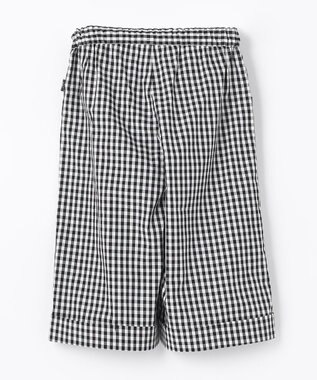 組曲 KIDS 【110-140cm】ギンガム パンツ ブラック系3