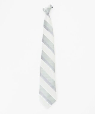 J.PRESS MEN 【BLACK】フォーマルレジメンタルネクタイ ライトグレー系2