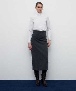 BEIGE， BROIS / ハイネックカットソー White