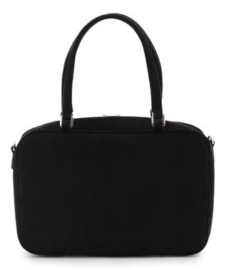 23区 【WEB&一部店舗限定】スエード ボストン バッグ ブラック系