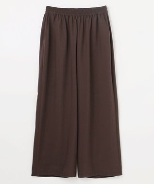 ANY 楽映えストレートパンツ ブラウン