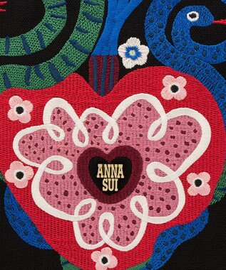 ANNA SUI ラッキースネーク トートバッグ クロ
