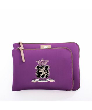 A.D.M.J. 【魔法の様に軽い】マジックライト/スパニッシュファブリックエンブレム刺しゅうフラットポーチ2セット(L/LL) モラド