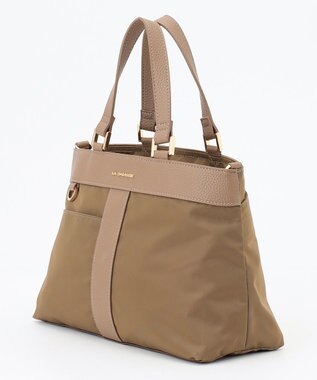 LA BAGAGERIE コンビ2WAYトートバッグ SMALL ベージュ