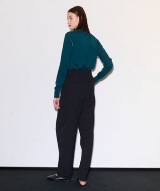 JOSEPH ドレーピーウールビスコース　トラウザーズ Black