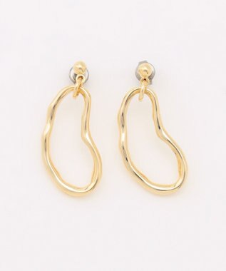 ANY 【WEB限定】メタルリングピアス(両耳用)