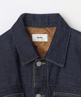 NAVE 【ReNAVE・洗える/中綿】ライトデニム ブルゾン ネイビー系