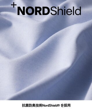 GOTAIRIKU 26年新作【吸汗速乾/接触冷感】ノードシールド BIZシャツ_スナップダウン サックスブルー系