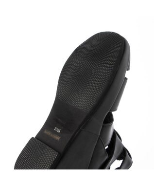 MODE ET JACOMO <D'ICI>グラディエーターウエッジブーツサンダル ブラック