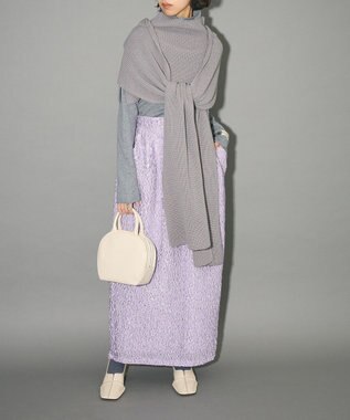 Green Parks フードマフラー＋ケープニット Gray