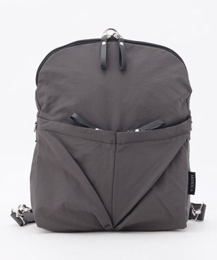 LA BAGAGERIE 【MONICA】フロントポケット2WAYバッグ ダークグレー