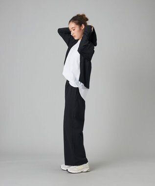 Chacott Chacott BALANCE EasyCare+ワイドパンツ ブラック