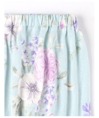 Wing パジャマ 長袖 長ズボン 綿100%(本体) 天竺素材 レディース EP7045 ウイング／ワコール サックス