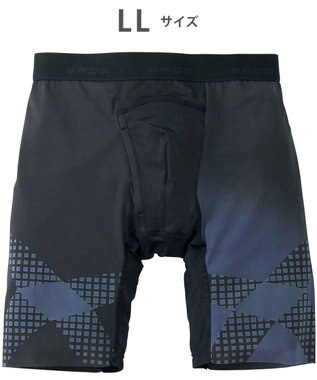 WACOAL MEN ボクサーパンツ【CROSSWALKER】はいて歩いてカロリー消費アップをめざそう！ムレ軽減設計 前開き スパッツ ロング丈 GX6007 /ブロス バイ ワコールメン