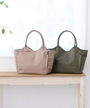 ROOTOTE 3638【A4サイズ収納】SC.ハビチェル.シームリー-A 02：グレージュ