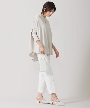 ICB 【洗える】 ヴィスコースワイド プルオーバー トープ系