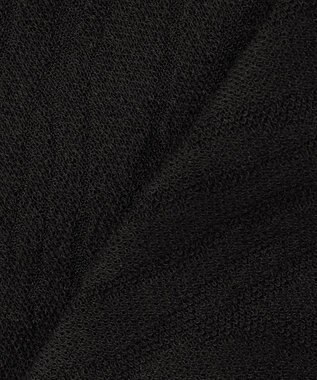 ICB L シアージャカード ニットブルゾン ブラック