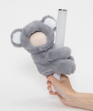 WEGO 【痛バ＆推し活グッズ】ぬい抱き付きアニマル10cm ライトグレー