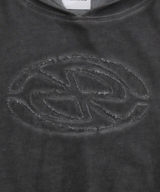 WEGO 【ユニセックス着用ITEM/MLサイズ展開】コールドダイスウィッチングプルパーカー スミクロ