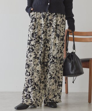 AMERICAN HOLIC 【先行予約】【イージーケア】アソート柄パンツ Black