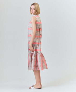 GRACE CONTINENTAL ロープボーダーワンピース ピンク