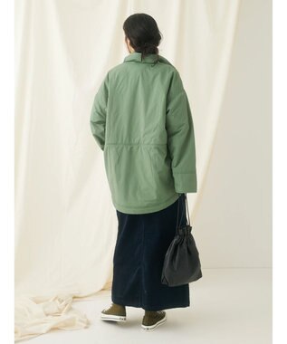 CRAFT STANDARD BOUTIQUE ナイロン×裏フリースアノラックブルゾンＬ／Ｓ Green