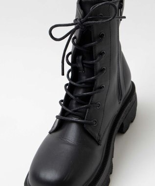 WEGO レースアップショートブーツ ブラック