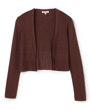TOCCA EYELET AJISAI ボレロ ブラウン系