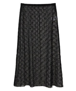 AMERICAN HOLIC サイドスリットレーススカート Black