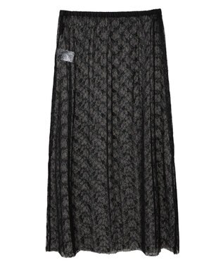 AMERICAN HOLIC サイドスリットレーススカート Black