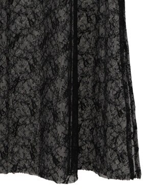 AMERICAN HOLIC サイドスリットレーススカート Black